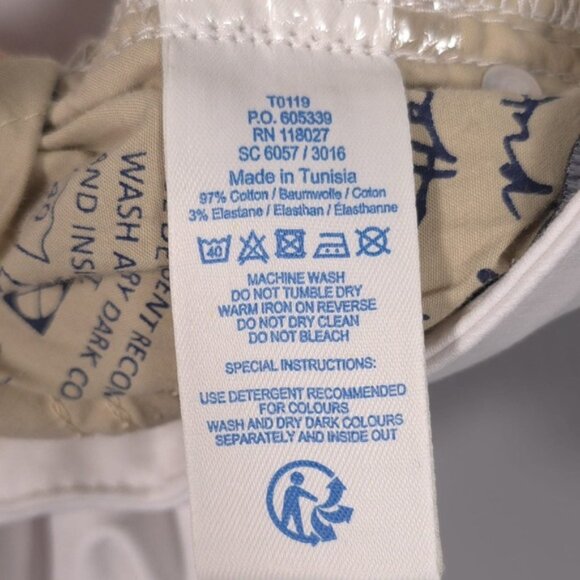 Boden‎ Women’s THE MAYFAIR MODERN SKINNY Jeans White T0119 Size 6P - Picture 13 of 13